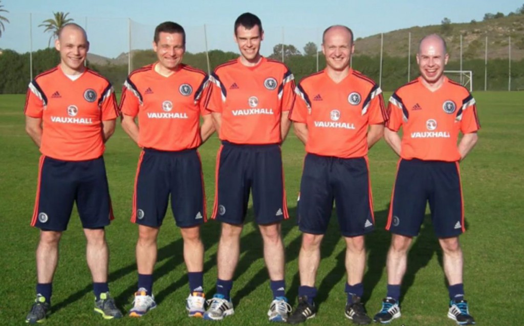 Left to Right: Anthony Cooper (3SARDev), Ryan Milne (1Dev), Andy Milne (3SAR), Mat Northcroft (1) and Alastair Mather (3SAR)